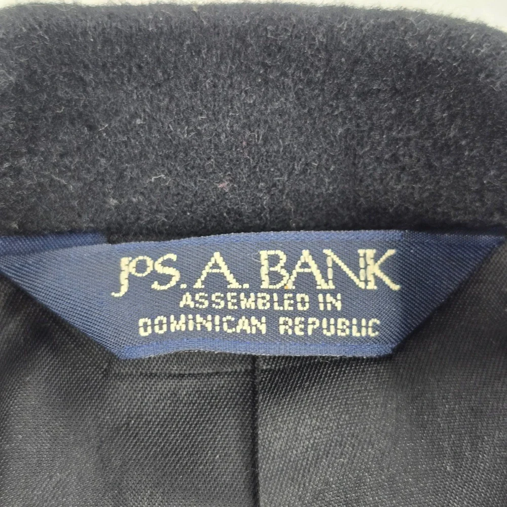 Jos. A. Bank Blazer 41 Executive Collection Black Wool Two Button Sport Coat